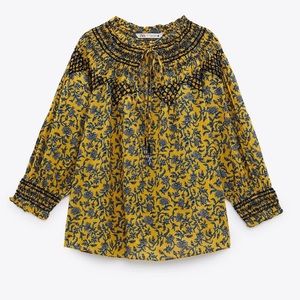 NWOT Zara Blouse